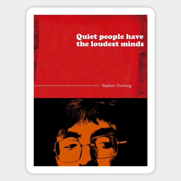 Stephen Hawking Quote Magnet by pahleeloola